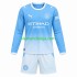 Manchester City Camisola Criança Equipamento Primeiro Manga Comprida 2026-2027